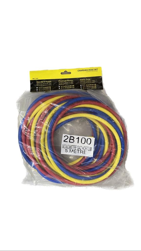 2B100 MONOMETRE GAZ HORTUMU 5 METRE