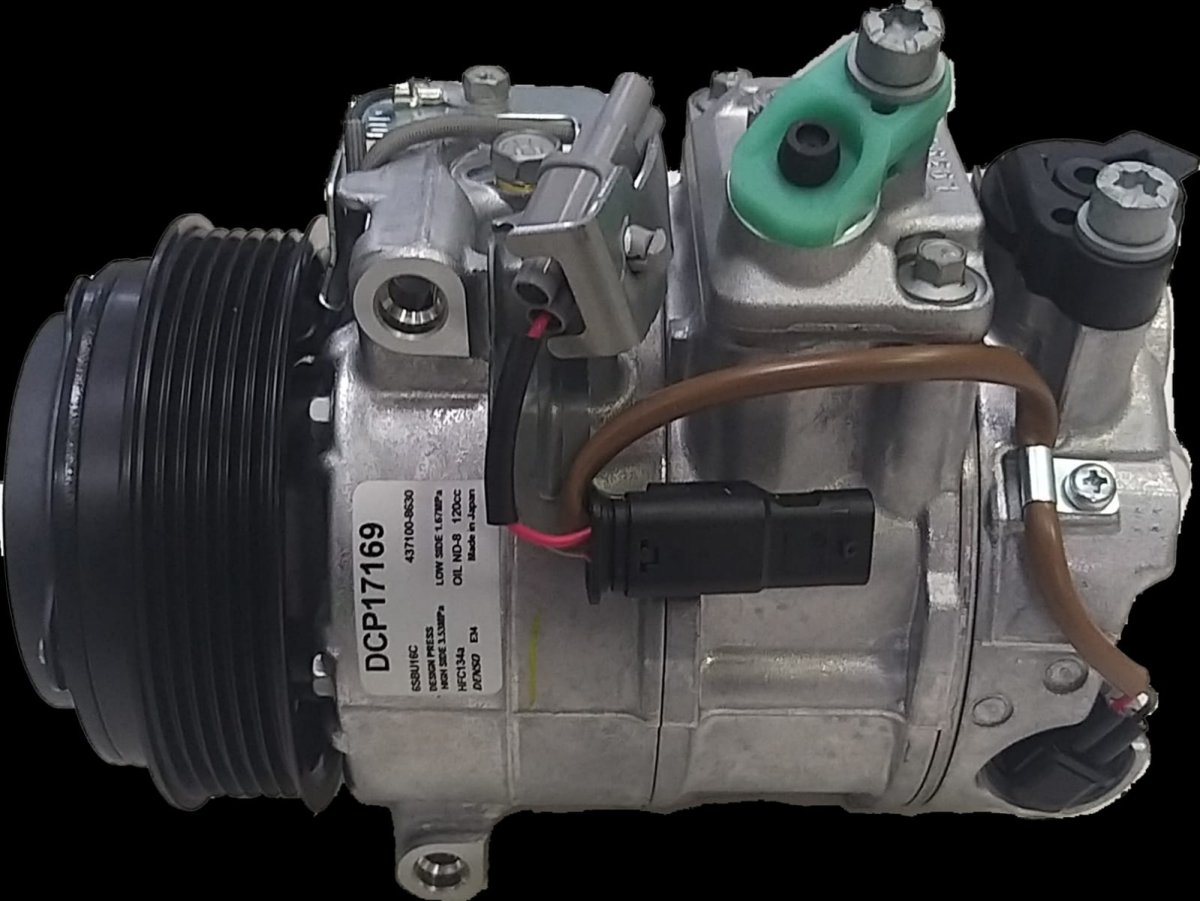 DCP17169 - 17154 MERCEDES CLS350 E300 BOBİNLİ BYPASLI 6 PK DENSO KLİMA KOMPRESÖRÜ OEM: A000 830 72 00